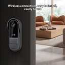 4.3 Inch IPS Screen Wireless Doorbell with Camera Outdoor IP65 Waterproof 1080P Wireless Doorbell Intercom Infrared Night Viewing 2 Way Intercom for Home Office Villa Apartment