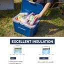 EchoSmile Insulated Portable Cooler 20L/21qt, Outdoor Hard Cooler Ice Chest Box for Camping, Drink, Beach, Fishing and Boating