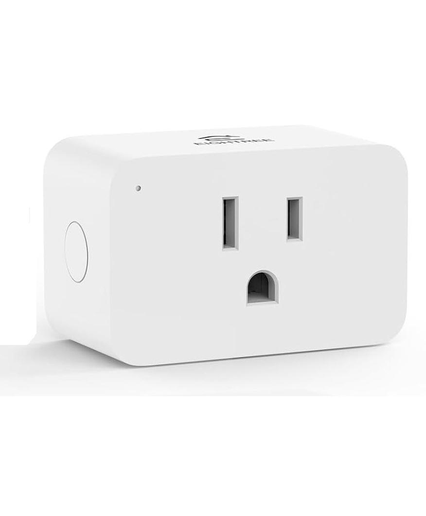 EIGHTREE Zigbee Smart Plug 15A, Energy Monitoring, Required, ETL Certified, Smart Plugs that Compatible with Alexa & Home Assistant & SmartThings, 1 Pack