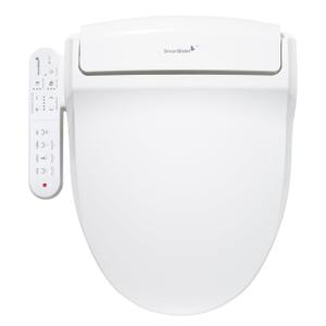 SmartBidet SB-2000 Smart Bidet Electric Bidet Toilet Seat with Heated Seat, Warm Water, Air Dryer Side Control Panel, Round(not new, used, Water and dirt inside)