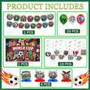 World Soccer Cup 2026 Party Decoration, Complete Celebration Kit, Party Supplies for Football Fans, World Soccer 2026 Celebrations