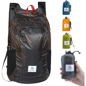 4Monster Hiking Daypack,Water Resistant Lightweight Packable Backpack for Travel Camping Outdoor (16L, Grey)
