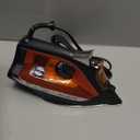 Rowenta Iron Steamer for Clothes, Stainless Steel Soleplate Steam Iron, Microsteam Holes, 1700 Watts, Lightweight, Auto-off, Black, DW2360