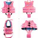 Pottwal Swim Vest for Kids - Swim Jacket - Made of Neoprene & EPE - with Adjustable Crotch Strap, Small