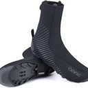LOVTRAVEL New Thick Warm Winter Cycling Overshoes Neoprene Waterproof Windproof Bike Shoe Covers Men Women MTB Road Bicycle Booties Case (Small)