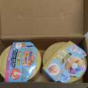 2 Pack Colorful Dumpling Squishies with Box,Glitter Mystery Squishys Dumplings Stress Relief Balls Fidget Sensory Toy,Bao Bun with Food Steamer Stretchy Desk Squeeze Toys