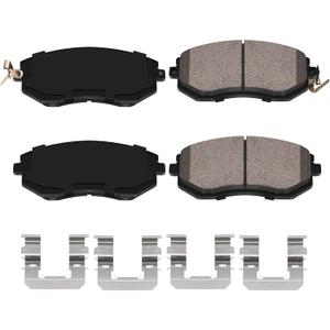 XTHZLP HZ1539 Ceramic Disc Front Brake Pad Compatible with Select Scion FR-S; Subaru BRZ, Crosstrek, XV Crosstrek, Forester, Impreza, Legacy, Outback; Toyota 86