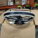 Ceiling Fans with Lights and Remote, 20'' Low Profile Ceiling Fan, 3000-6000K Dimmable Modern Flush Mount LED Fandelier, 6 Speeds Reversible DC Motor, Black Ceiling Fan for Bedroom Living Room