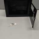 Bonsaii Safe Box with Key Lock, Steel Security Lock Box, 0.23 Cubic Feet, 9.06" W x 6.69" D x 6.69" H, Small Hidden Safe for Cash Jewelry