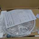 29" Tall Table Lamp for Living Room Set of 2,Coastal Bedside Nightstand Lamps with USB C+A Ports & AC Outlet,3-Way Dimmable Touch Control Retro Blue Desk Lamp for Bedroom