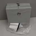 Amelitory Storage Bins Foldable Cube Organizer Fabric Drawer Set of 6 Gray