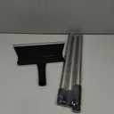 Snow Shovel, EOMEOH Ice Scraper Heavy Duty, 11"Wider Garden Flat Floor Scraper with 53" Long Adjustable Handle, Multifunctional Gardening Spade Shovel, Cleaning Scraper for Driveway, Weed, Lawn Edging