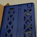 Piffny Locker Organizer Shelf， Adjustable Width and Height, Stackable, Ideal Locker Shelf for School, Office, Gym Lockers, or Even Kitchen Cabinets & Under Sink Organization (Blue)