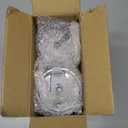 4 Pcs 20oz Acrylic Ribbed Tumblers with Lid and Straws Blue Plastic Reusable Iced Coffee Cups with Lid Unbreakable Vintage Ribbed Drinking Glasses Tumbler for Juice Smoothie Beverage with Clean Brush