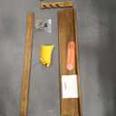 AMBIRD Wall Hooks with Shelf 28.9inch Entryway Wall Hanging Shelf, Wood Coat Hooks, Coat Rack Wall Mount Rack with 5 Dual Hooks, Glasses Organizer and Hat Organizer