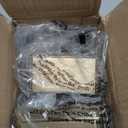 Sunshane 6 Pieces Christmas Stocking Holders Mantel Stocking Hanger Hooks Fireplace Mantle Metal Hang Bases for Xmas Party Decorations (Bronze)