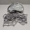 Shihanee 10 Pcs Christmas Holiday String Lights Storage Organizer and 1 Storage Bag Containers Light Cord Rope Reel Organizer Wraps(Gray)