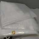 ZYP 2PCS 8x10ft Heavy Duty Clear Waterproof Tarps Outdoor Garden Rainproof Covering, Clear Vinyl Tarp with Grommets, Transparent Waterproof Tarpaulin for Covering Henhouse Porch Canopy Plant Camping