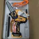 Mini Chainsaw for Dewalt 20V Max Battery, 8-Inch and 6-Inch 2-IN-1 Cordless Electric Chain saw with Brushless Motor and Auto-Oiler, 800W Hand Mini Chainsaw for Tree Pruning Wood Cutting(No Battery)