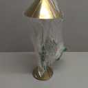 Bojim Gold Cordless Table Lamp, Rechargeable Touch Lamps with 3 Color Dimming, Wireless Battery Operated Lamp for Bedroom/Living Room (14 Inch - Regular)