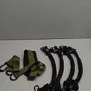 Pull Up Assistance Bands Set - 4 Heavy-Duty Pull Up Bands, Height Adjustable Strap & Comfortable Foot Strap - Stackable Pull Up Resistance Bands for Pull Ups (Military Green)