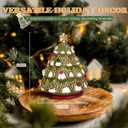 SALKING Christmas Wax Melt Warmer, Christmas Tree Electric Wax Warmer for Scented Wax, Holiday Decor Wax Melter Winter Fragrance Warmer for Aromatherapy, Candle Wax Warmer Oil Burner