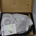 wolezek 2 in 1 Grow Lights for Indoor Plants, 3 Colors Plant Lights for Indoor Growing with 360 Gooseneck, 48 LEDs Full Spectrum Plant Grow Lights Indoor, 6/12/16H Timer, 5 Brightness, Black 2 Pack