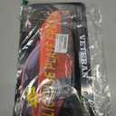 Veteran Operation Iraqi Freedom Zinc Metal License Plate Frame Car Auto Tag Holder - Black 2 Holes