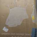 Lazy Chair with Folding Ottoman, Modern Accent Lounge Armchair with Armrests and a Side Pocket & Foldable Footstool, Leisure Reading Chair for Living Room, Bedroom, Dorm & Office, Black