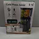 EanOruus Juicer Machines, 3-in-1 Cold Press Juicer with 6.5" Extra Large Chute, 100oz Large Capacity, AC Motor, Makes Juice, Nut Milk & Sorbet, Premium Gray