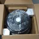 Amazon Basics 46,000 BTU Portable Outdoor Propane Patio Heater with Wheels, Commercial & Residential, Easy to Use, with Water Tank, Havana Bronze, 32.1 x 32.1 x 91.3 inches