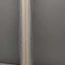 Joydeco Cordless Zebra Blinds for Windows, Dual Layer Light Control Window Blinds with Light-Proof Aluminum Cover, Free-Stop Roller Shades for Home & Office (Beige,33" W x 75" H)