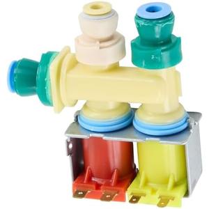 Vyscti Refrigerator Water Inlet Valve Compatible with Whirlpool GSS30C6EYY01 GSC25C6EYY03 GSS30C6EYB02 Kenmore 10651764510 10651762510 10651763510 KitchenAid 7KSC24C8EY00 7KSF26C6YY00 KSF26C4XYB00