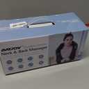 AMZPONY® Cordless Neck Massager for Pain Relief Deep Tissue, Rechargeable Shiatsu Neck and Back Massager with Heat Kneading Shoulder Massage for Body Muscle Pain Relief,Gifts for Dad Mom Friends