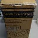 CYMULA King Size Feather Down Comforter - All Season White Duvet Insert, Lightweight Box Stitched, Fluffy Breathable, Ultra Soft Quiet Hotel Style with 8 Tabs(90" x 106")