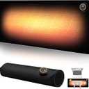 Heated Desk Pad - 31.5" x 13" Heated Mouse Pad 5 Heat Levels & 3 Hours Auto Shut-Off Waterproof & Leakage-Proof PU Heated Desk Mat for Home Office & Gaming(Black)