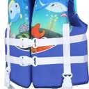 Toddler Swim Vest, Kids Pool Float Jackets Baby Swim Float for Kids 20-70 lbs, Floaties Vest Swimming Aid for 1-7 Years Old Boys Girls (Small, Blue)