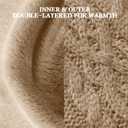 Winter Gloves, Winter Gloves for Women Cold Weather Touch Screen, Winter Gloves Womens Warm Knit Glove (Khaki)