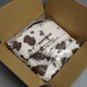 Niuniu Daddy 20" | 3.3 Pound Cow Weighted Stuffed Animals for Kids Adults, Kawaii Cow Weighted Beads for Body Pillow for Hugging, Soft Plush Toy for Gift Birthday Christmas Holiday Easter Presents (White With Brown Spots)