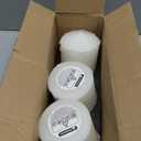 3x4 Inch White Pillar Candles, 3 Packs Unscented Dripless Smokeless Cylinder Candles for Christmas, Wedding, Party, Home and Dinner Table, 45 Hours Burn : Home & Kitchen