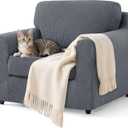 SUBRTEX 3 Pieces Stretch Sofa Slipcover Sets Couch Cover Sets Backrest Cushion Covers Furniture Protector Collection Set for Oversize Sofa Loveseat Chair Slip Covers(Small, Light Gray)