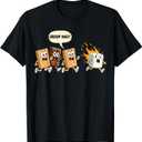 Group Hug Marshmallow Campfire Smores Funny Camping T-Shirt, L