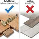 QWORK Flooring Jack Ratcheting Alignment Tool for Hardwood Installation, Edge Tightening & Board Straightening