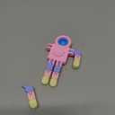 Hanaive 24 Pcs Robot Fidget Spinners Transformable Fingertip Gyro Chain Toy Deformable DIY Stress Relief Fidget Sensory Toys Adults Piata Goodie Bag Birthday School Gift