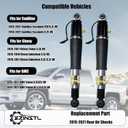 84176675 Pair Rear Air Lift Shock Strut Absorber Compatible with Chevy Tahoe Suburban Cadillac Escalade ESV GMC Yukon XL 23151122 23267007 23290661