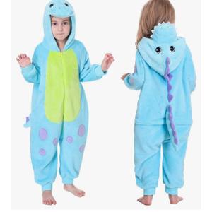TONWHAR Kids Cartoon Animal Onesie Pajamas Halloween Cosplay Costume Jumpsuit Partywear for Boys & Girls(7-8 Y)