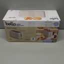 bella 4 Slice Slim Toaster, Fits-anywhere Kitchenware, 6 Setting Shade Control with Reheat & Cancel Buttons, Fits Sourdough, 10 Long Slot, Anti Jam & Auto Shutoff, 900 Watt, Oatmilk
