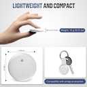 Air Smart Tracker Tag for Android, Item Locator Key Finder Works with Find Hub App, Luggage Tracker for Keys, Wallet, Suitcase, IP67 Waterproof, Compatible with Galaxy & Pixel Android Phone