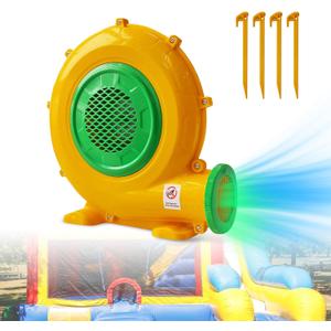 Blower for Bounce House - 550W Bounce House Blower, Portable and Powerful Air Blower for Inflatable Water Slide, Commercial Bubble House, Bouncy Castle, Inflatables Arch, Indoor & Outdoor