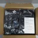 PACEARTH Weighted Vest,6lb/8lb/10lb/12lb/16lb/20lb/25lb/30lb Weight Vest with Reflective Stripe, Body Weight Vests for Women, Men, Weight Loss Workout, Strength Training, Running, Walking, Jogging (Black)